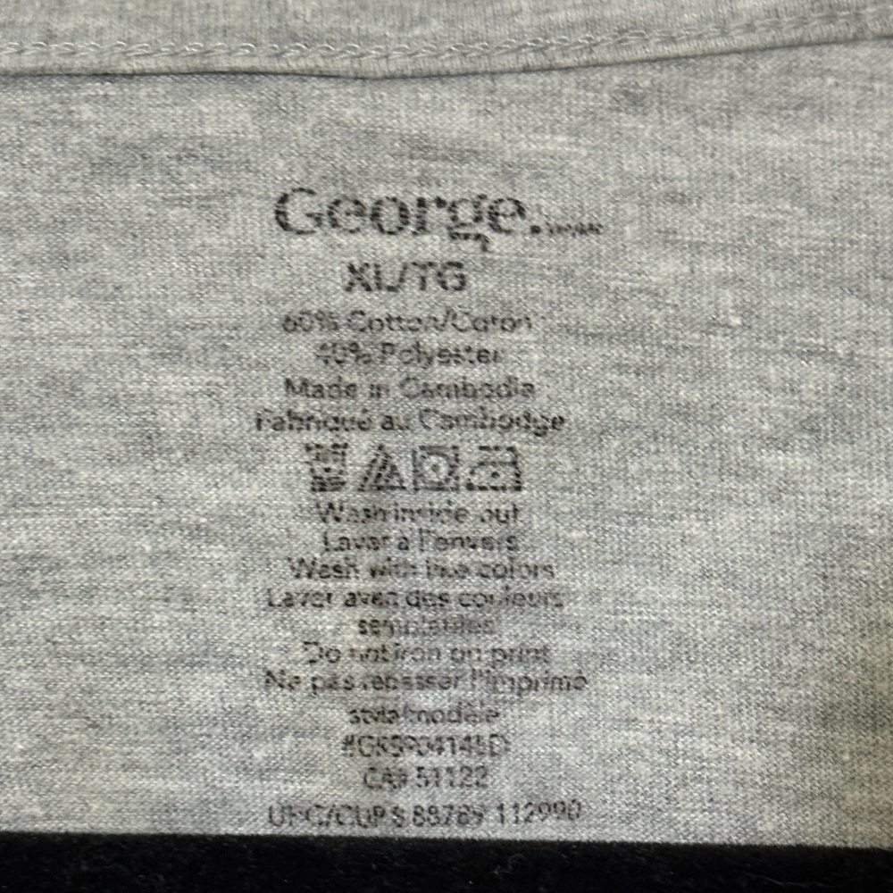 George Light Gray Muscle Tee with spark Banana Detail - Picture 2 of 5